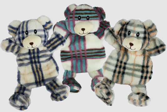 Multipet Berman Bears Dog Toy Assorted 1ea/15 in