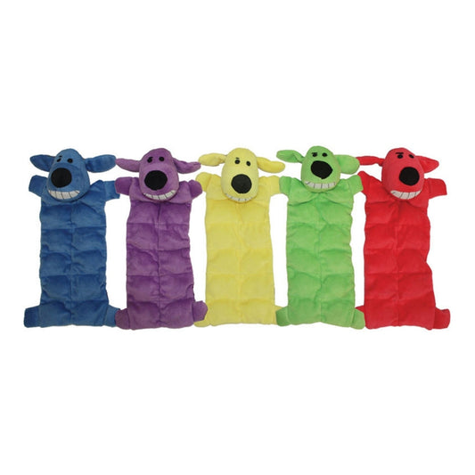 Multipet Loofa Squeaker Mat Dog Toy Assorted 1ea/12 in