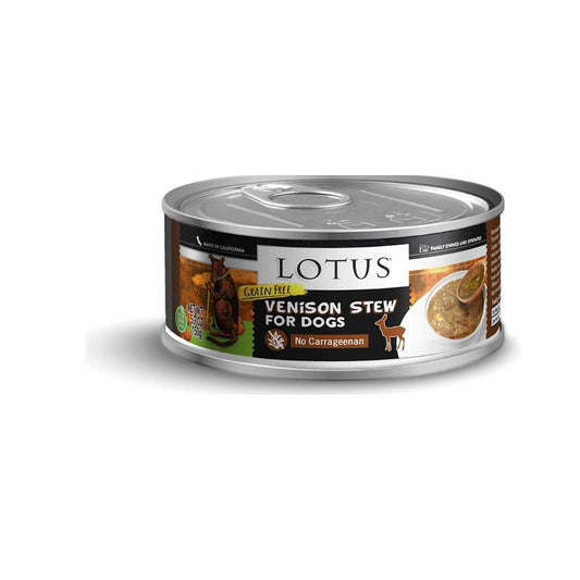 Lotus Dog Stew Grain Free Venison 5.3oz.(Case of 24)