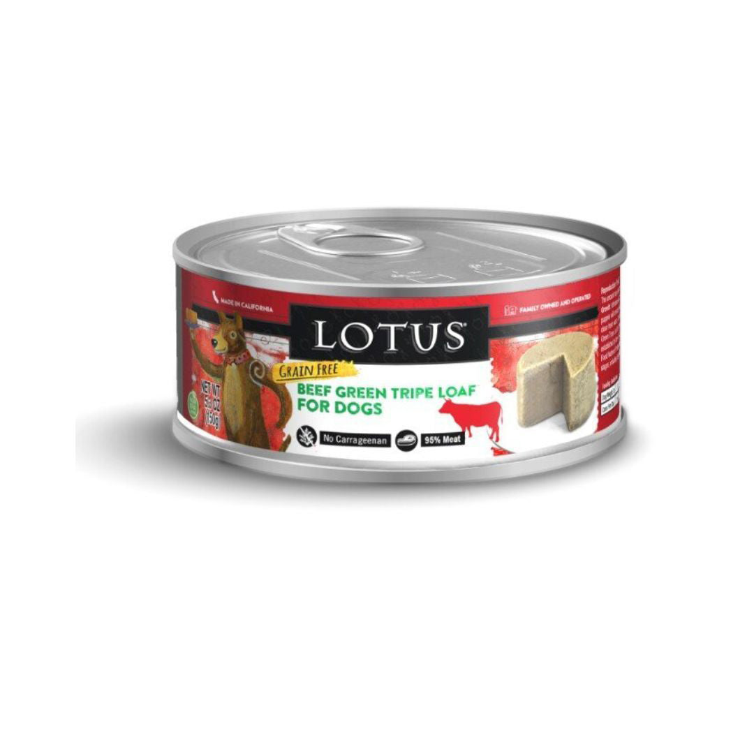 Lotus Dog Grain Free Loaf Beef Tripe 5.3oz. (Case of 24)