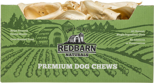 Redbarn Pet Products Cow Ears Dog Chew Bulk Box 1ea/100 ct