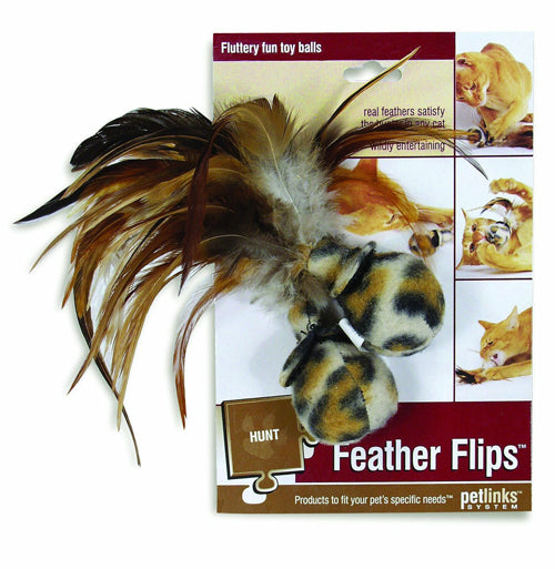 Petlinks Feather Flips Cat Toy Multi-Color 1ea/2 ct