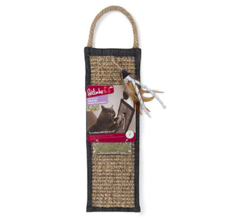 Petlinks Claws Up Hanging Cat Scratcher-Denim 1ea