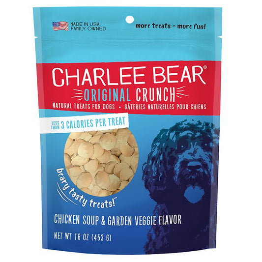 Charlee Bear Dog Chicken Soup And Veggie Treat 16oz.