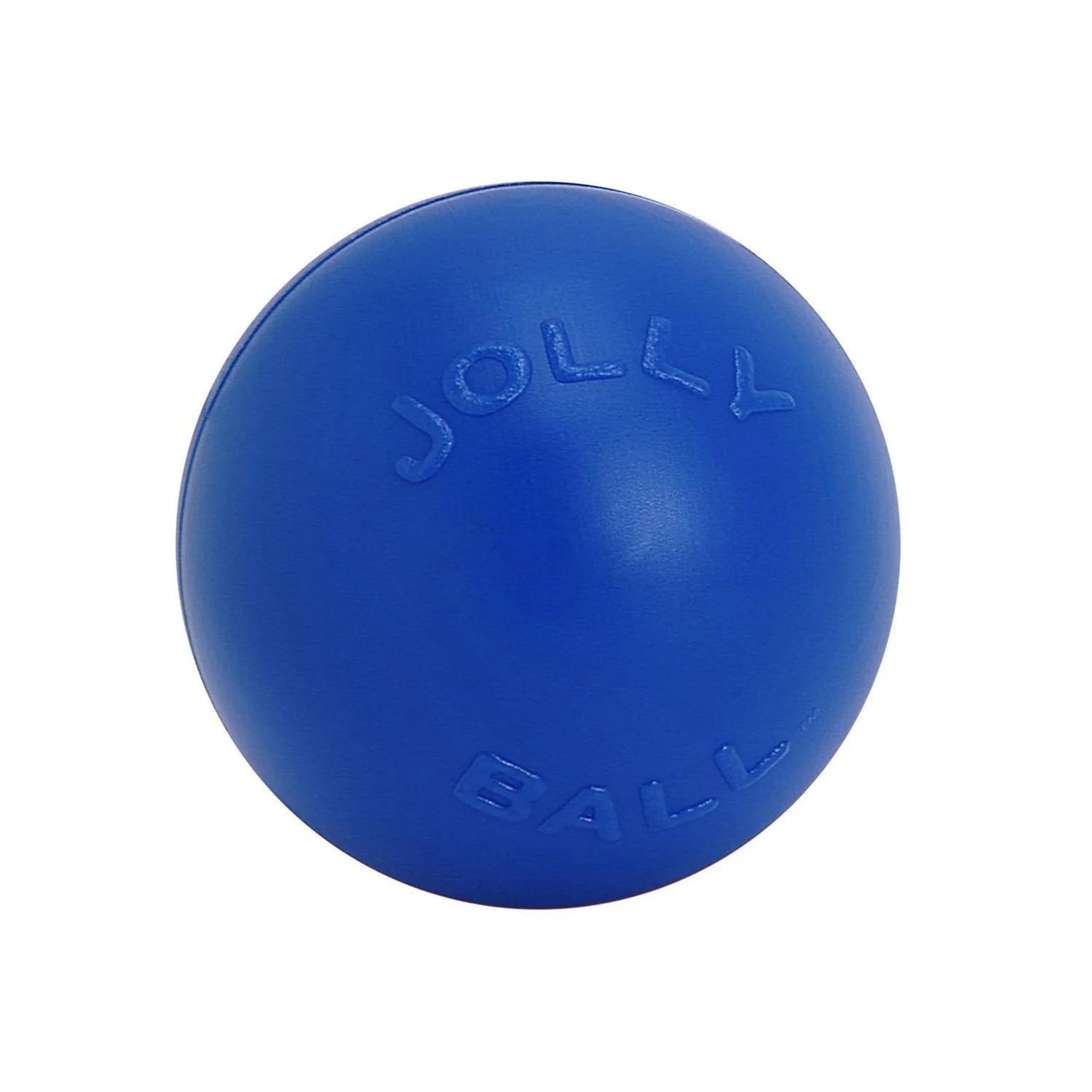 Jolly Pets Push-N-Play Ball Blue Large 10in.