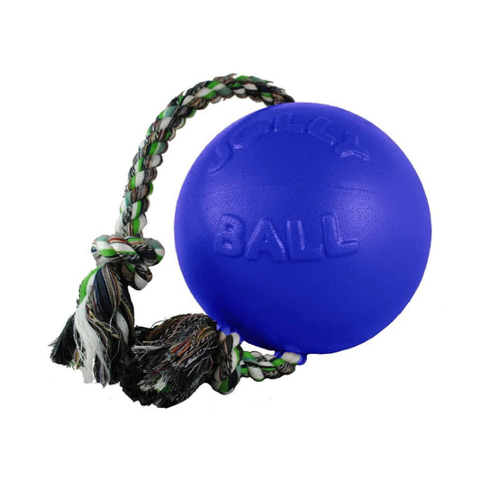 Jolly Pets Romp-N-Roll Ball Blue Medium