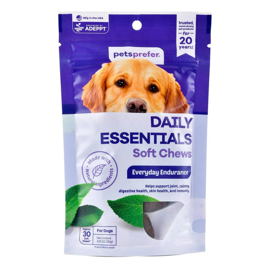 Pets Prefer Daily Essentials Soft Chews for Dogs 30 count