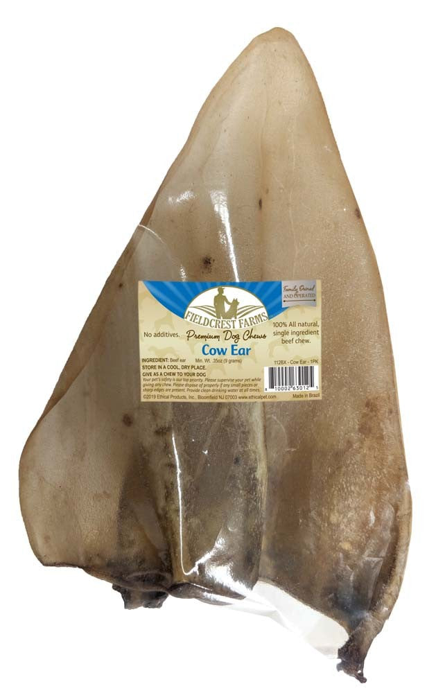 Fieldcrest Farms Cow Ears Dog Chew 100ea/100 ct