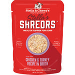 Stella and Chewys Dog Shredrs Chicken and Turkey 2.8oz. (Case of 24)