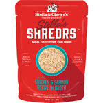 Stella and Chewys Dog Shredrs Chicken and Salmon 2.8oz. (Case of 24)