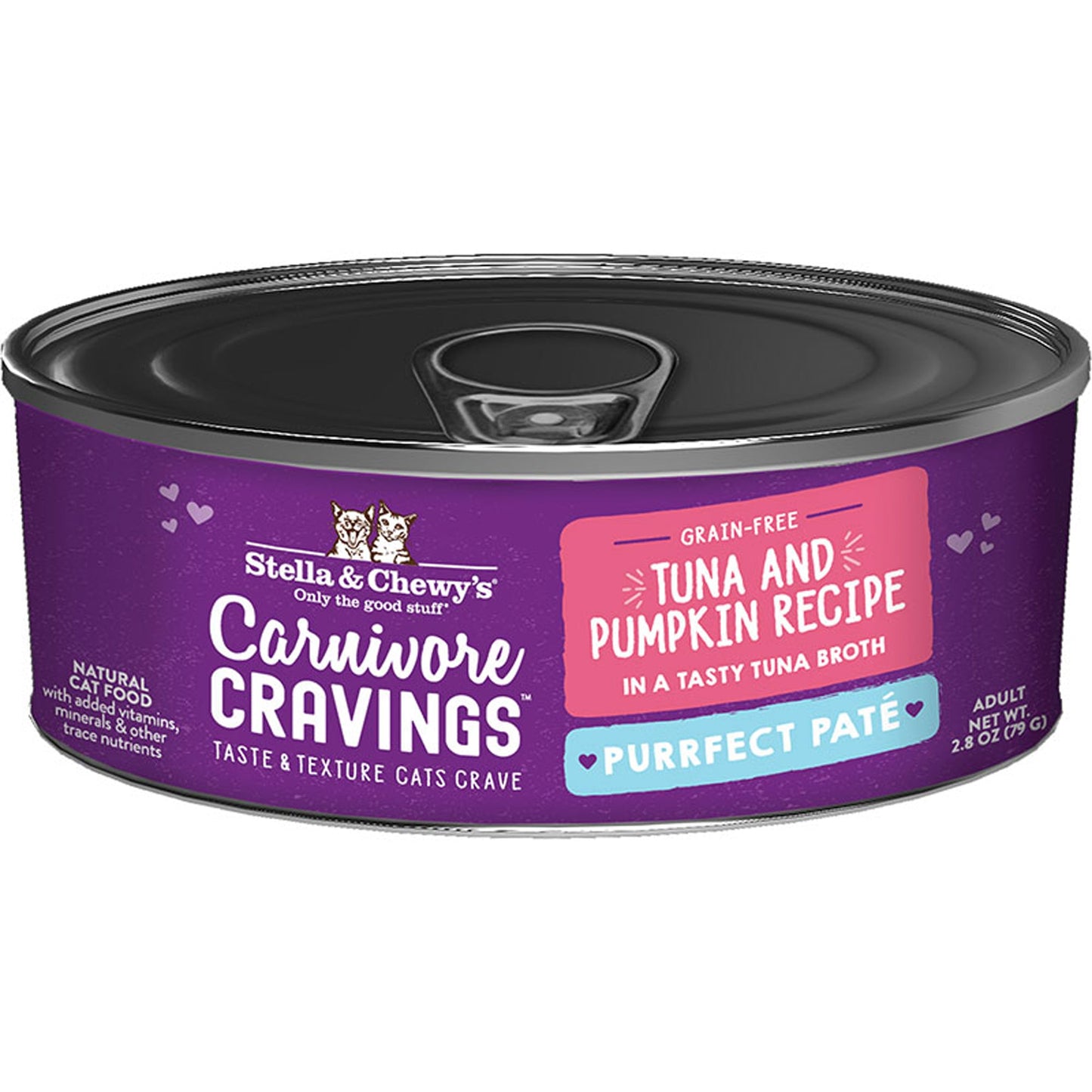 Stella and Chewys Cat Carnivore Cravings Pate Tuna 2.8oz. (Case of 24)