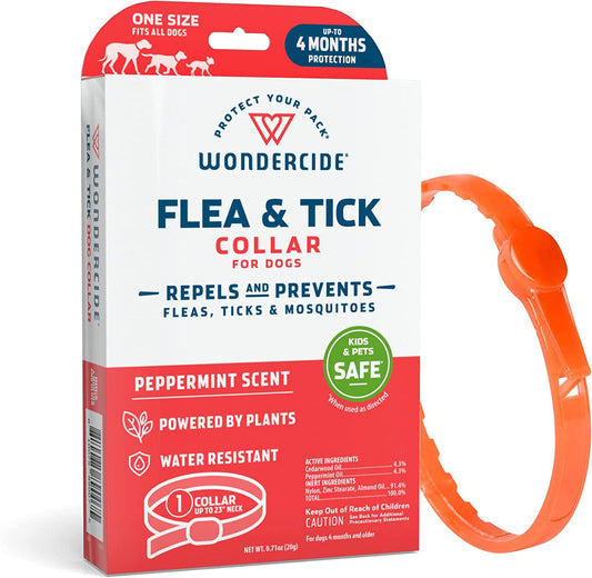 Wondercide Flea And Tick Collar For Dogs-Peppermint