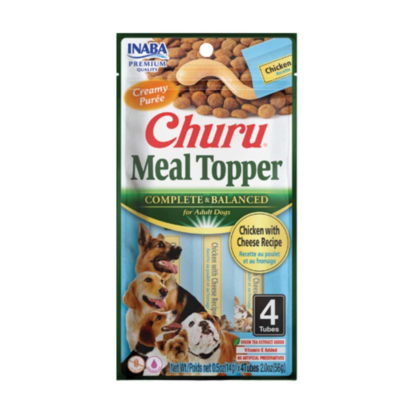 Inaba Churu Meal Topper D 2oz./6 Chicken Cheese