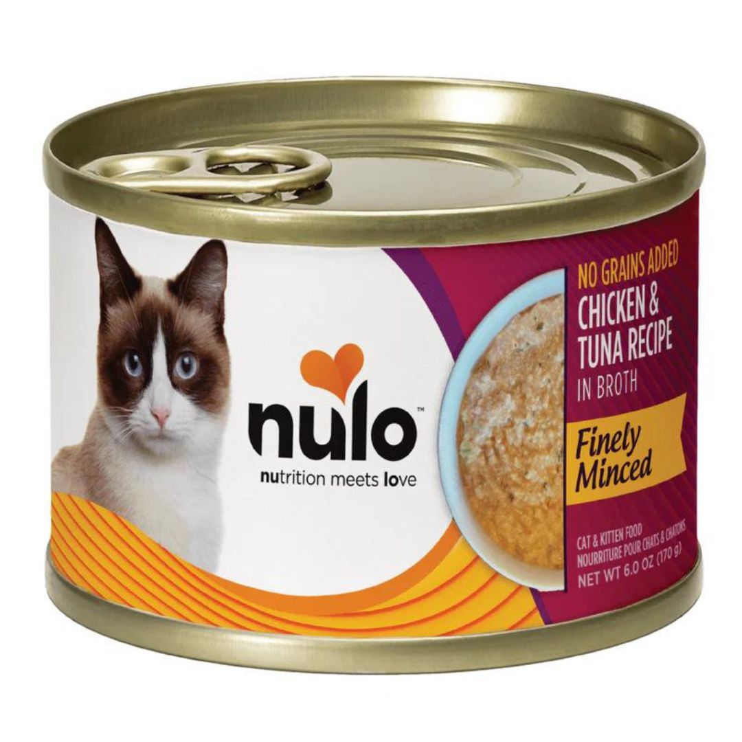 Nulo Cat Finely Minced Grain Free Chicken & Tuna 6Oz