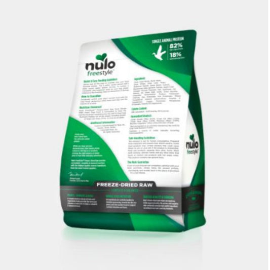 Nulo Dog Freeze-Dried Raw Grain Free Duck & Pear 18oz.