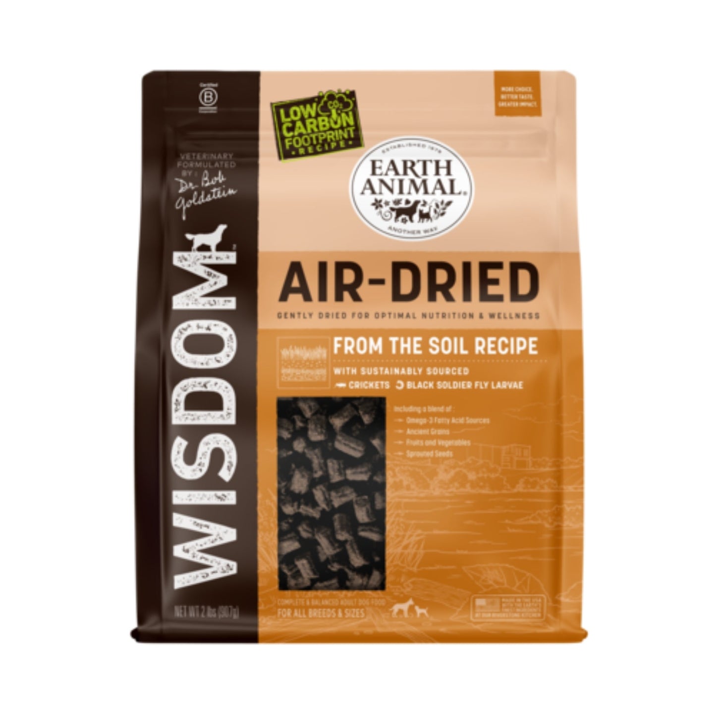 Earth Animal Dog Wisdom Air-Dried From The Soil 2Lb