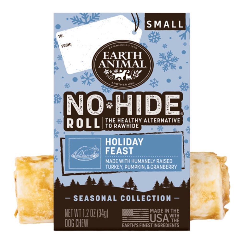 Earth Animal Dog No Hide Rolls Holiday Feast Small 24 Count