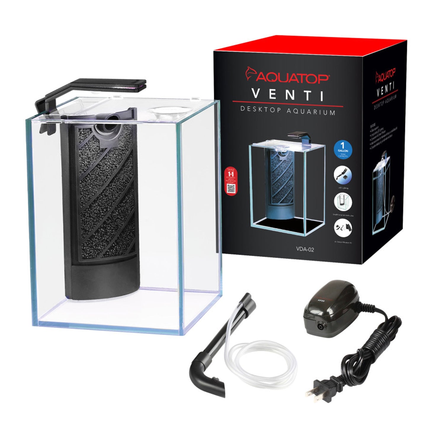 Aquatop Venti Professional Showcase Aquarium Kit 1ea/1.6 gal