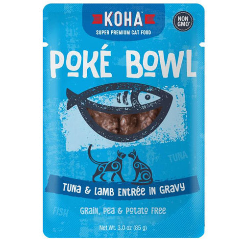 Koha Cat Grain Free Pok Tuna and Lamb 3oz.(Case of 24)