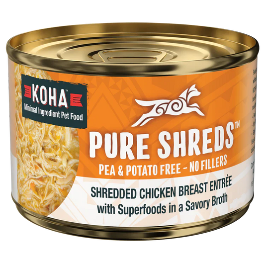 Koha Dog Grain Free Shredded Chicken 5.5oz. (Case of 12)