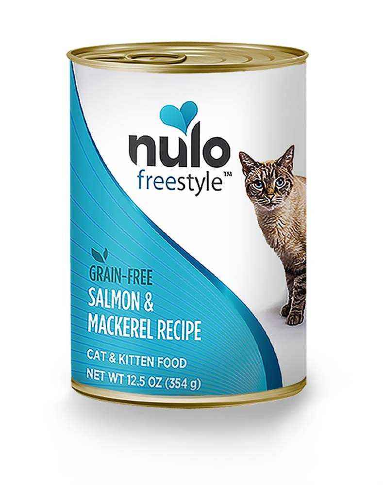 Nulo Freestyle Grain-Free Pate Wet Cat Food Salmon & Mackerel 12ea/12.5 oz