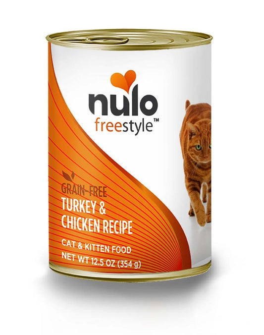 Nulo Freestyle Grain-Free Pate Wet Cat Food Turkey & Chicken 12ea/12.5 oz