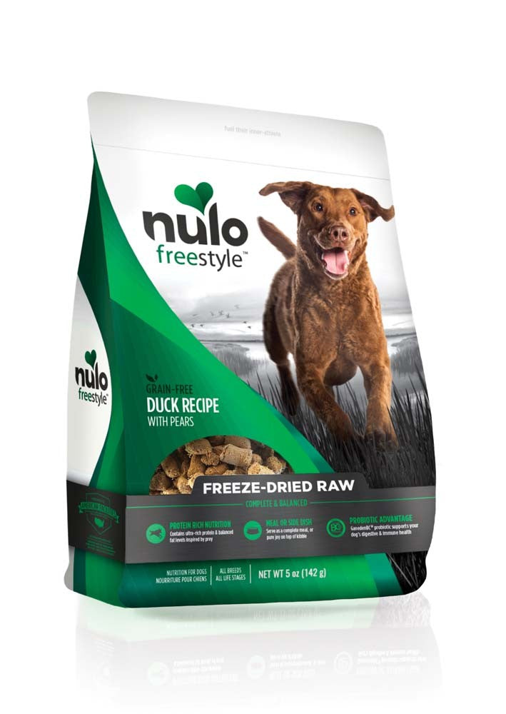 Nulo Freestyle Freeze-Dried Raw Grain-Free Dog Food Duck w/Pears 1ea/5 oz