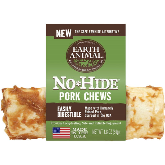 Earth Animal No Hide Venison Chews Dog Treats, 4 Inch (Case Of 24)