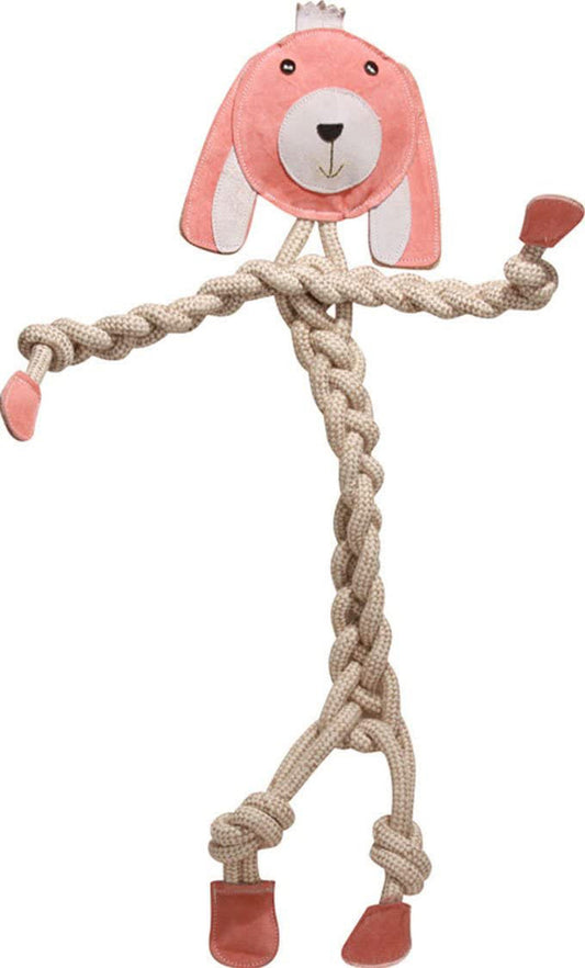 Hugglehounds Dog Bitsy Bunny Rope Knottie Large