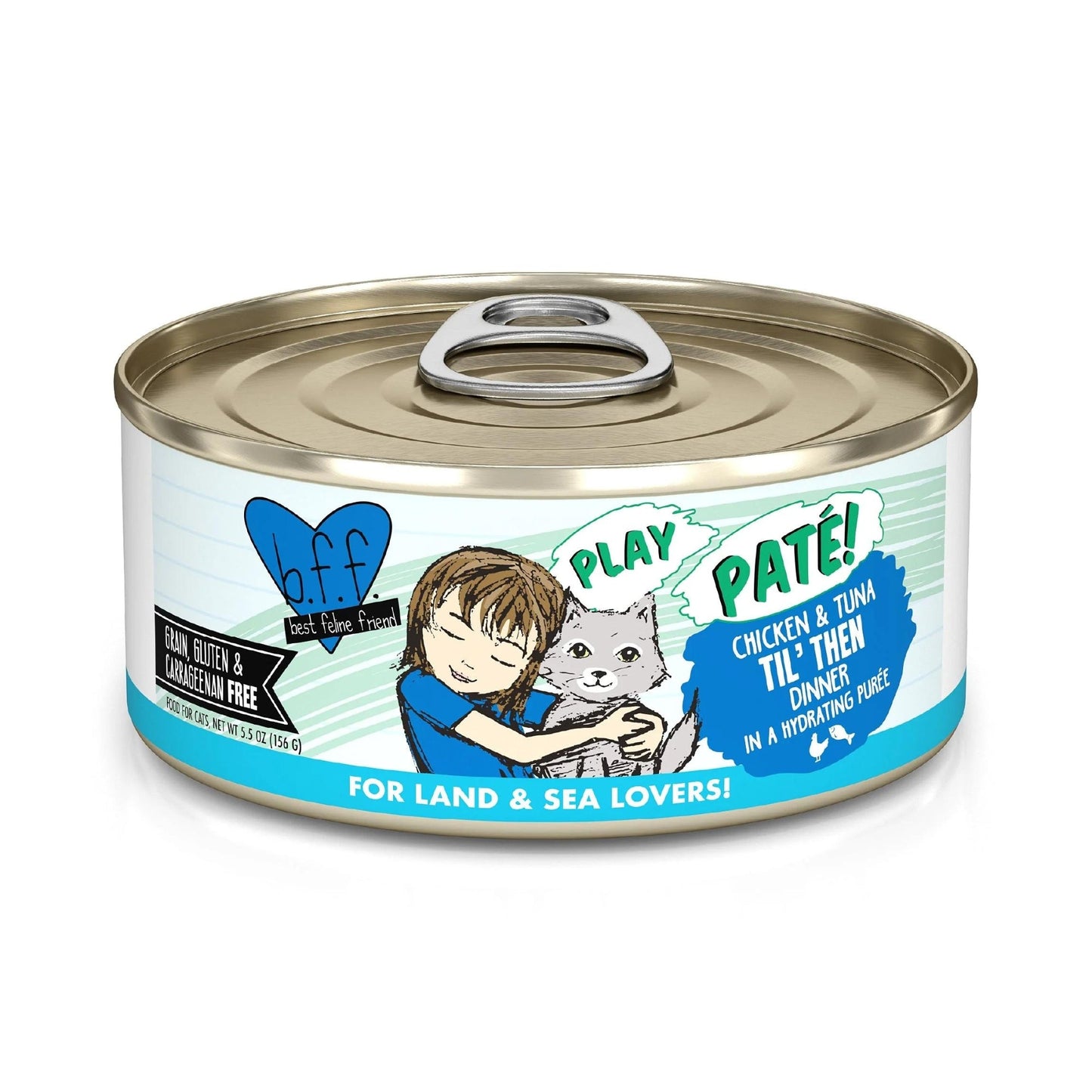 BFF Cat Play Chicken and Tuna Til Then Dinner 5.5oz. (Case of 8)