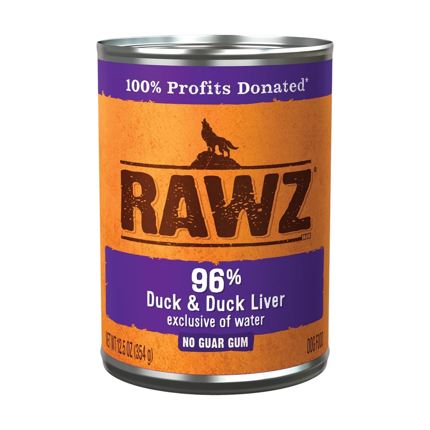 Rawz Dog 96% Duck Duck Liver 12.5oz. Pate (Case of 12)