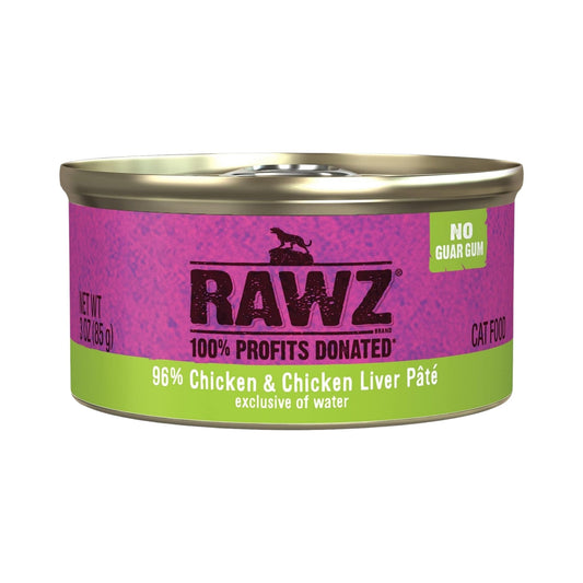 Rawz 96% Cat 3oz. Chicken Chicken Liver Pate (Case of 18)