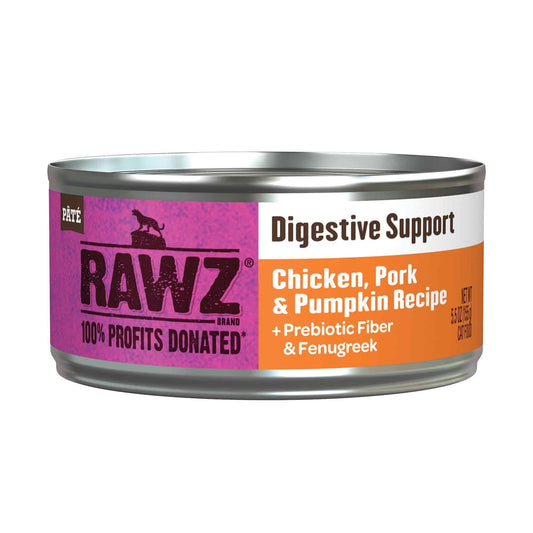 Rawz Digestive Cat 5.5oz. Chicken Pork Pumpkin Pate (Case of 24)