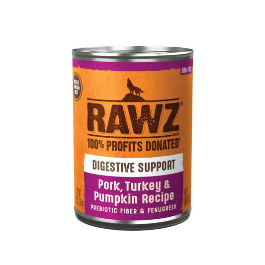 Rawz Digestive Dog 12.5oz. Pork Turkey Pumpkin Pate (Case of 12)