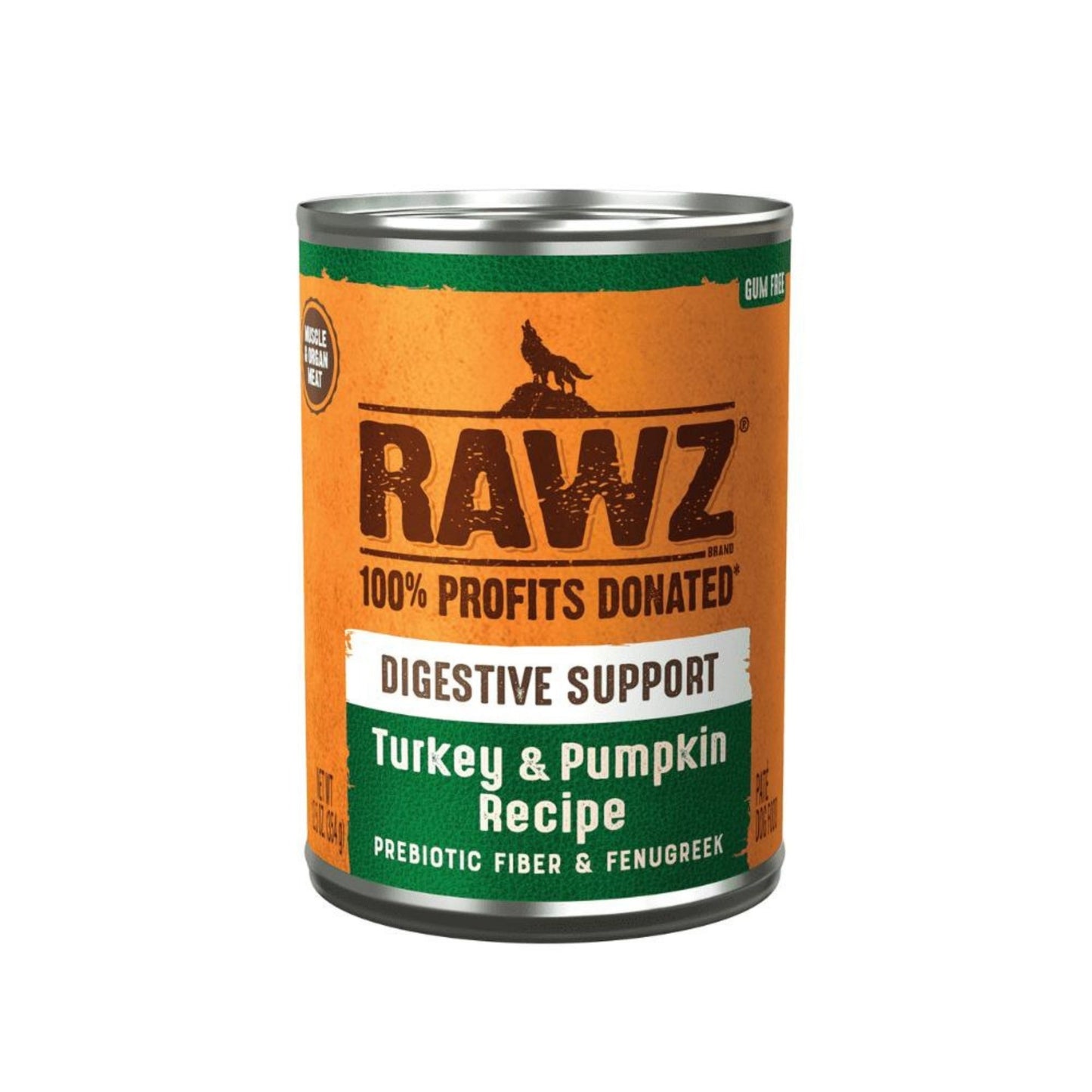 Rawz Digestive Dog 12.5oz. Turkey Pumpkin Pate (Case of 12)