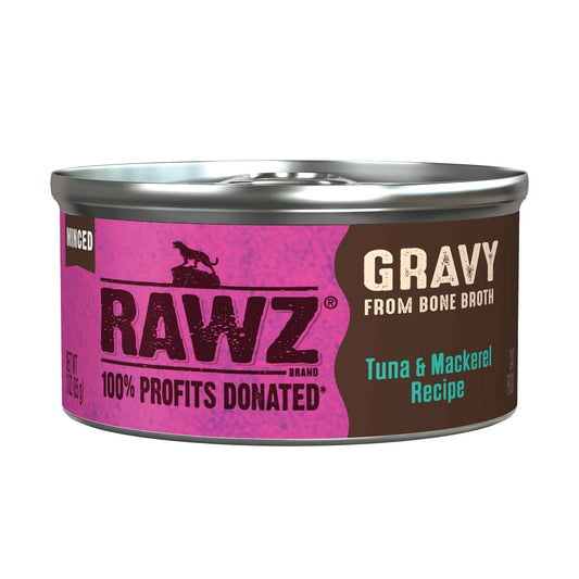 Rawz Gravy Cat 3oz. Tuna Mackerel (Case of 18)