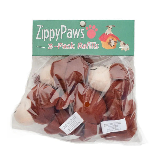 ZippyPaws Miniz Dog Toys Monkeys 1ea/XS, 3 pk