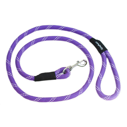 Zippypaws Climbers' Rope Leash Purple 6ft.