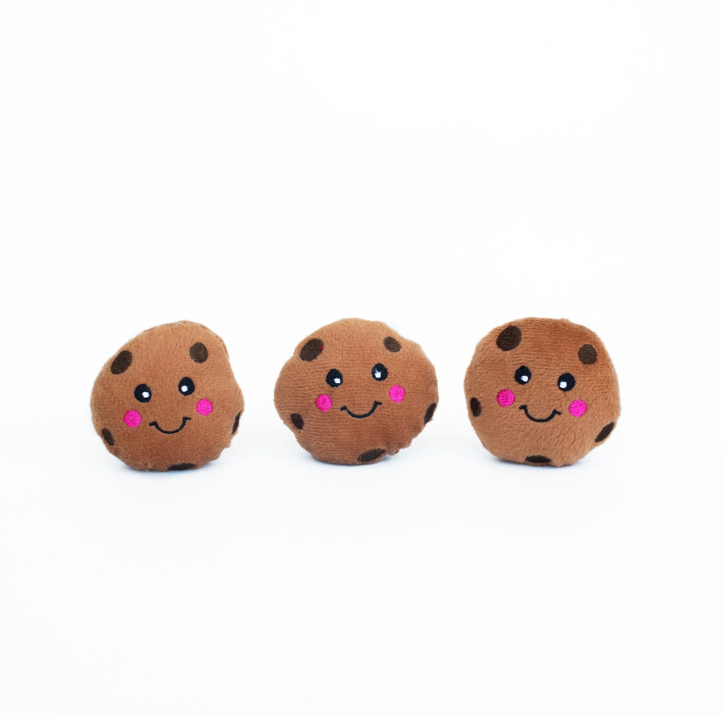 ZippyPaws Miniz Dog Toys Cookies 1ea/XS, 3 pk