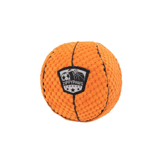 ZippyPaws SportsBallz Dog Toy Basketball 1ea/MD