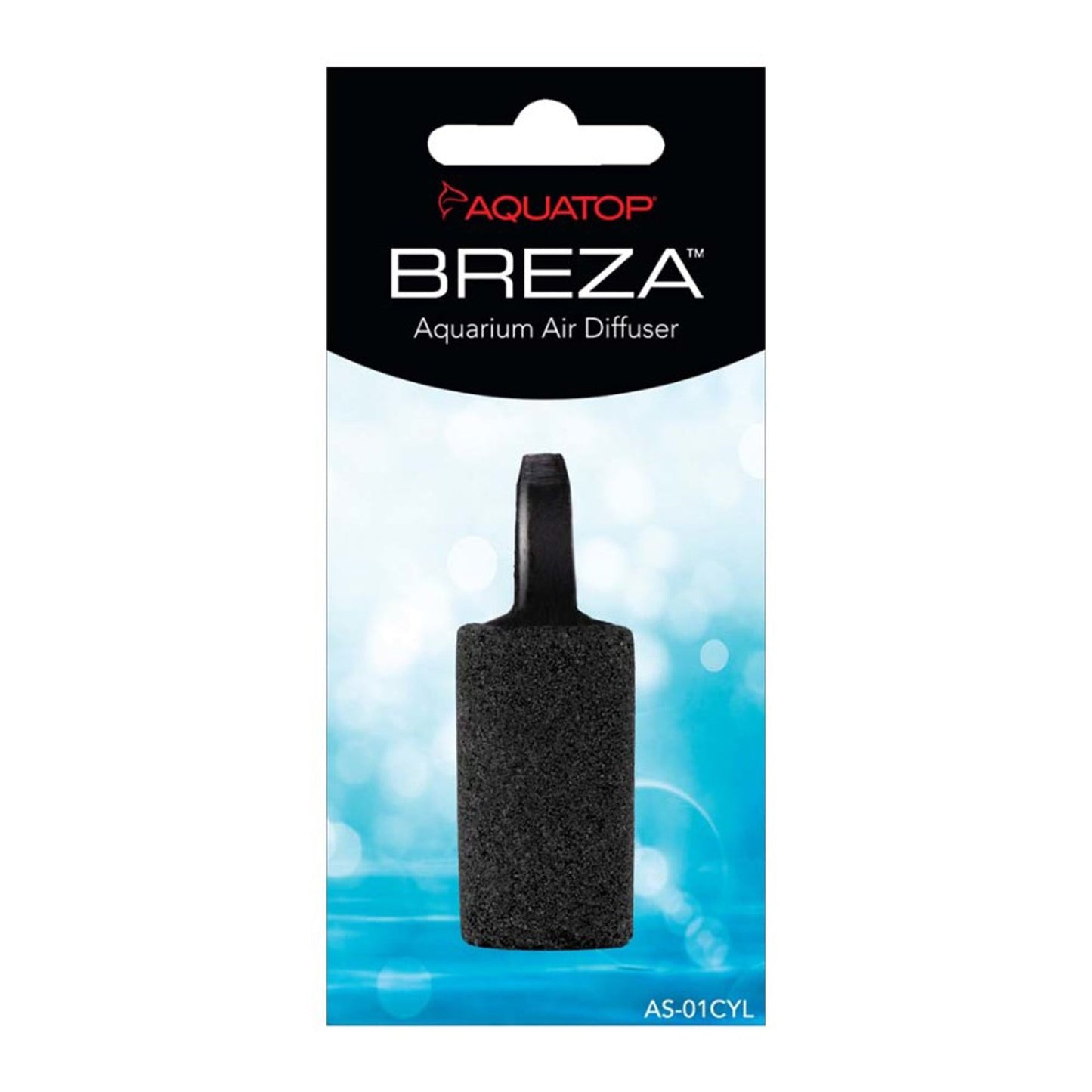 Aquatop BREZA Aquarium Diffuser Air Stone Black 1ea/1 in, 1 pk