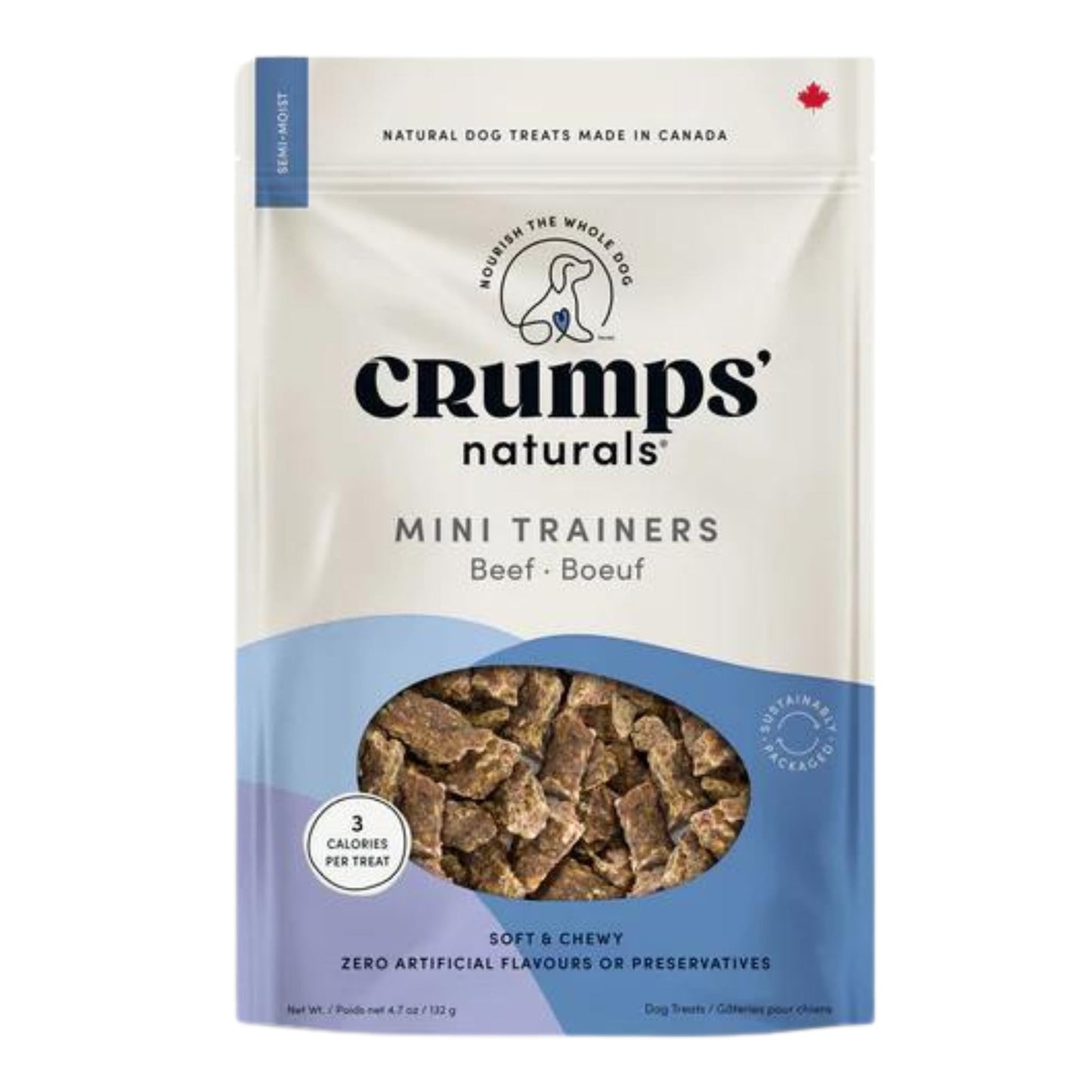 Crumps 4.7Oz Mini Trainers Semi-Moist Beef