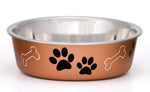 Loving Pets Metallic Dog Bowl Copper 1ea/SM