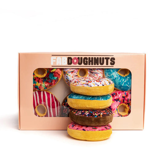 Fabdog Dog Box Of Doughnuts 6 Pack