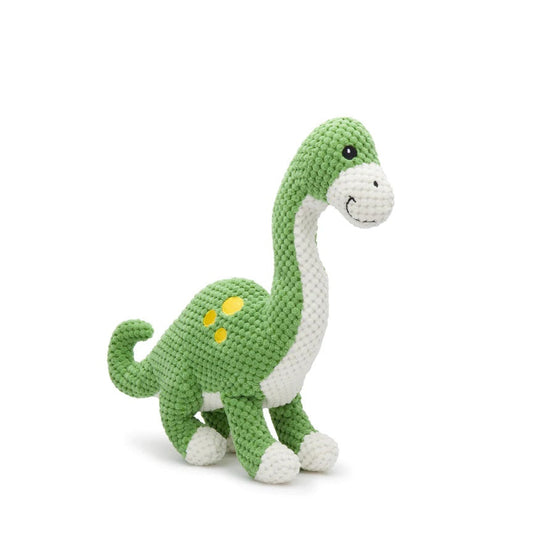 Fabdog Dog Floppy Brontosaurus Dinosaur Green Small