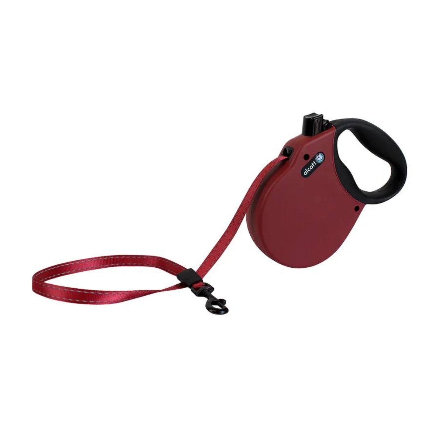 Alcott Adventure Retractable Belt Leash Red Small-16Ft