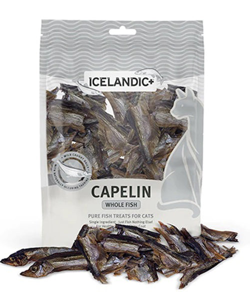 Icelandic  Capelin Whole Fish and Pieces Cat Treat 1.5oz. Bag