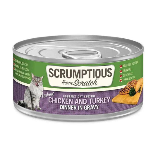 Scrumptious Cat Chicken & Turkey Gravy 2.8oz.