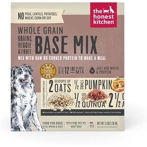 Honest Kitchen Dog Whole Grain Veggie And Fruit 3Lbs. Box