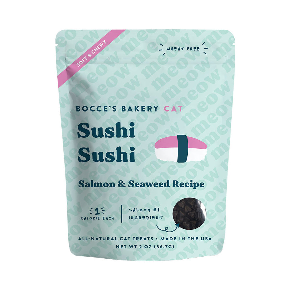 Bocces Bakery Sushi Sushi Soft and Chewy Cat Treats 2oz.